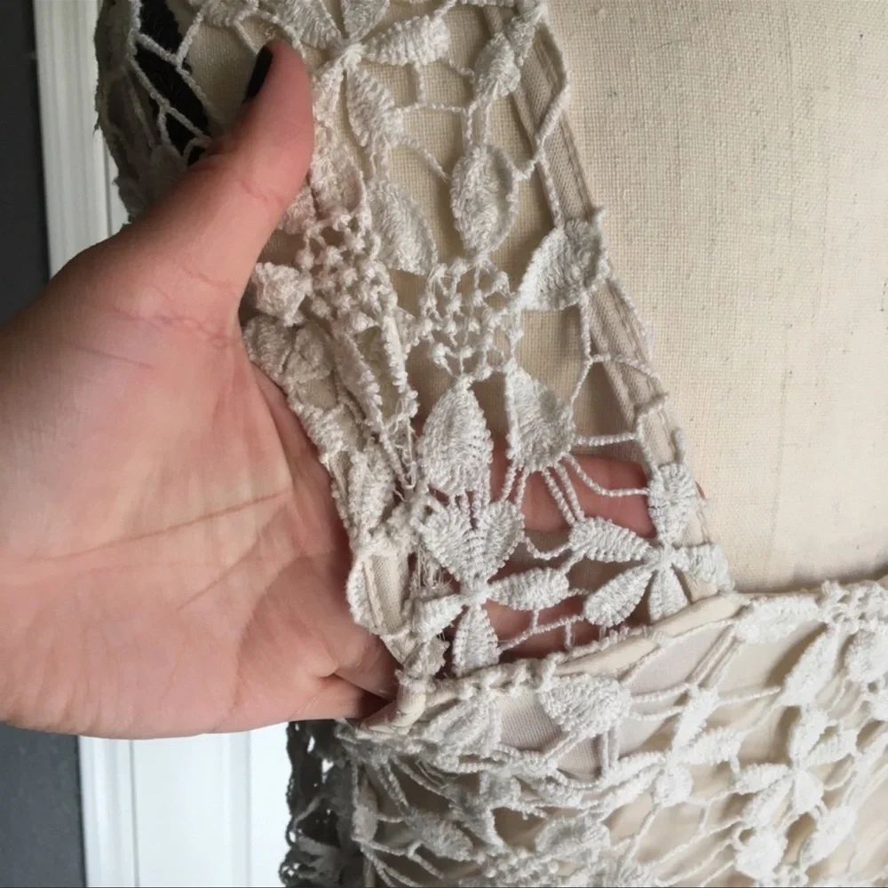 Rue21 Cream Puff Sleeve Midi Sundress - Picture 16 of 16
